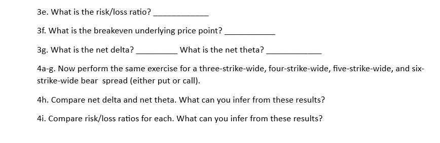 create a 1-strike-wide ATM bull put spread? 3b. After this spread is