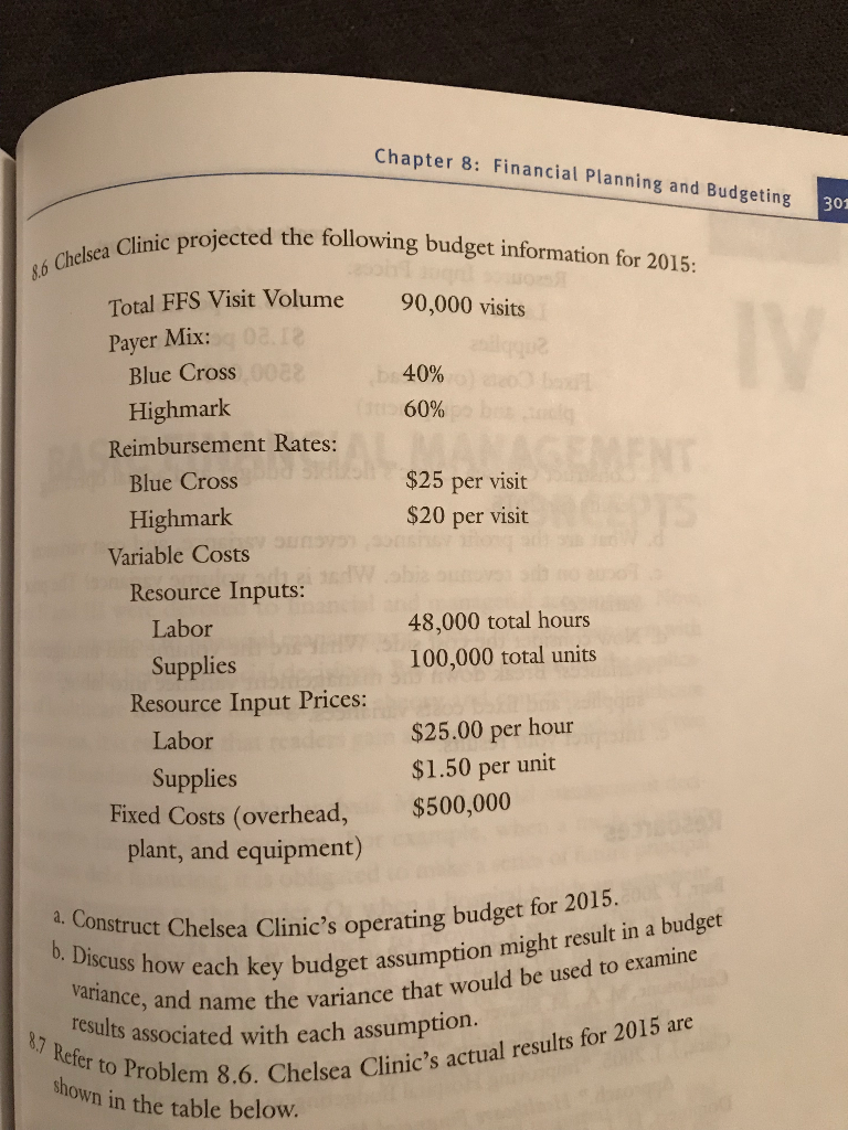 name the variance that would be used to examine results associated with