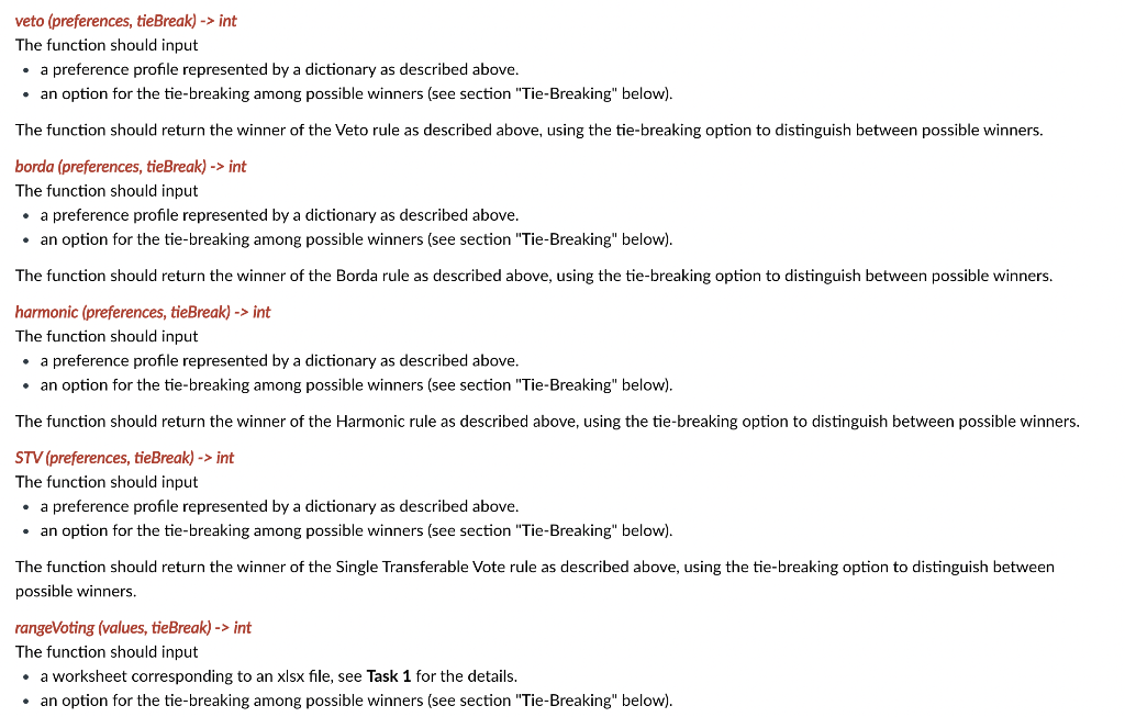 is a set of n preference orderings, one for every agent. For