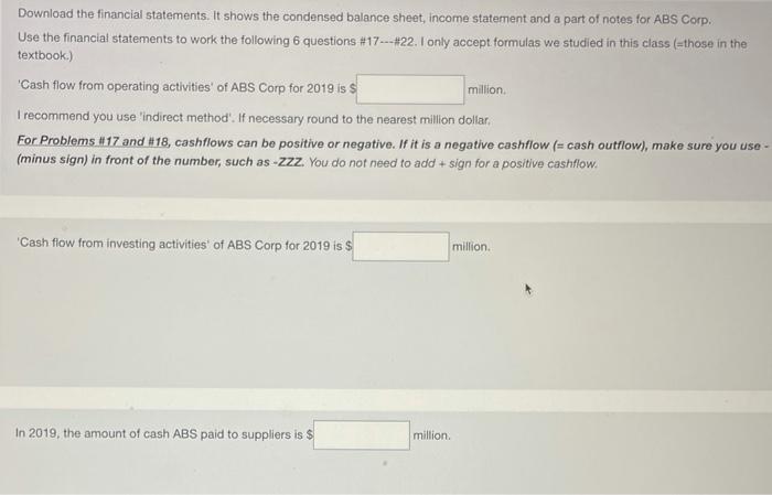 Balance Sheet (Smillion) Assets Cash Account receivable Inventories Prepaid expense Property, plant