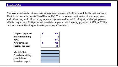 Can I please get the answer using the excel formulas used for