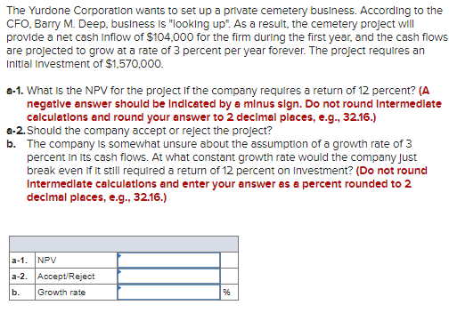 Please show all intermediate steps and formulas used. Use excel to complete