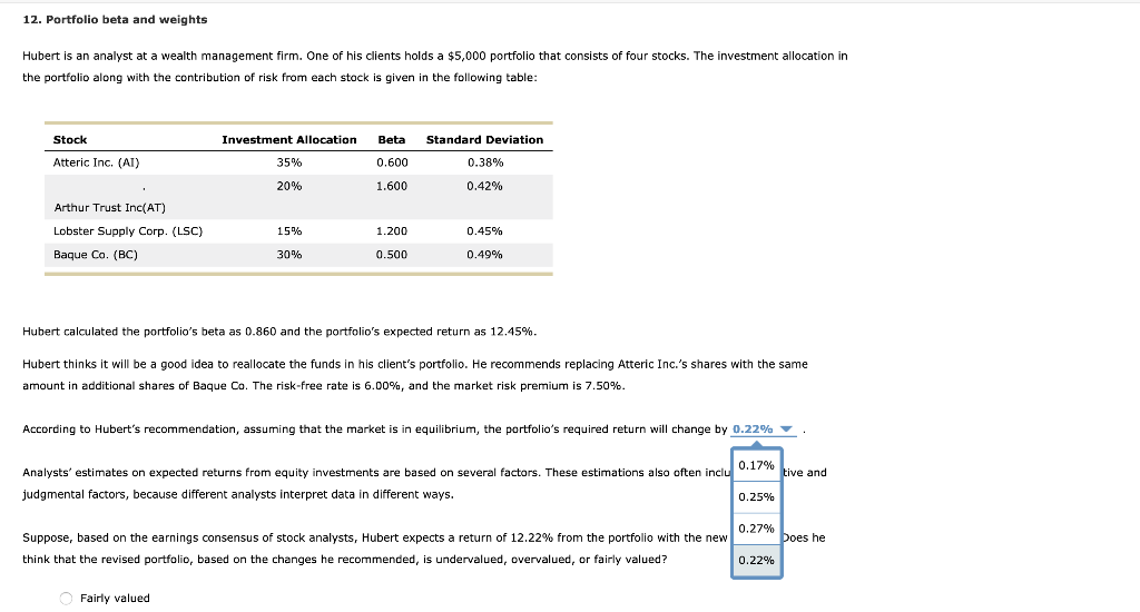 Please I need help with this exercise. Thank you in advance!! 12.