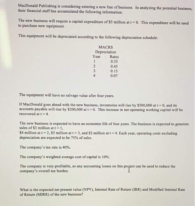 end of these directions as an Excel spreadsheet. Your work is to