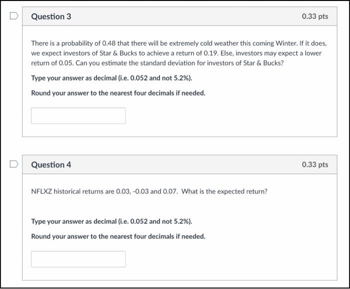  finance question, please help with explanation ! will upvote :) Question