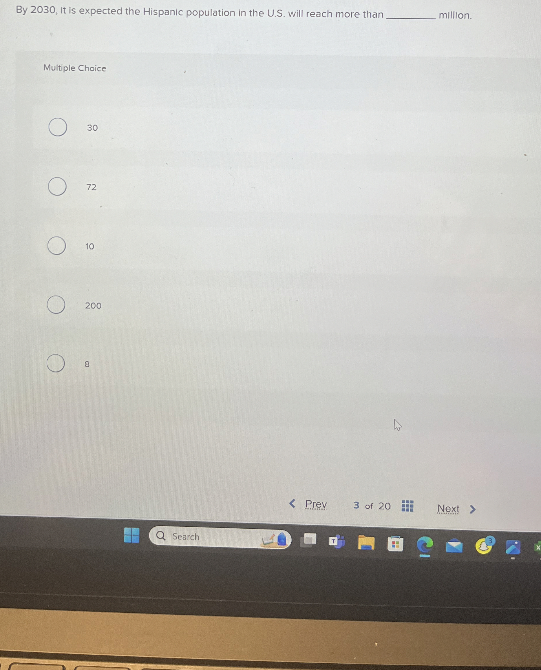  By 2030, it is expected the Hispanic population in the U.S.