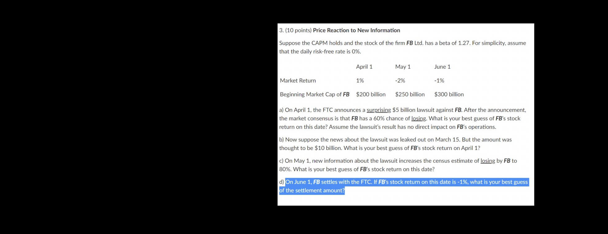Please solve for Q3 only and Please explain calculations ? I