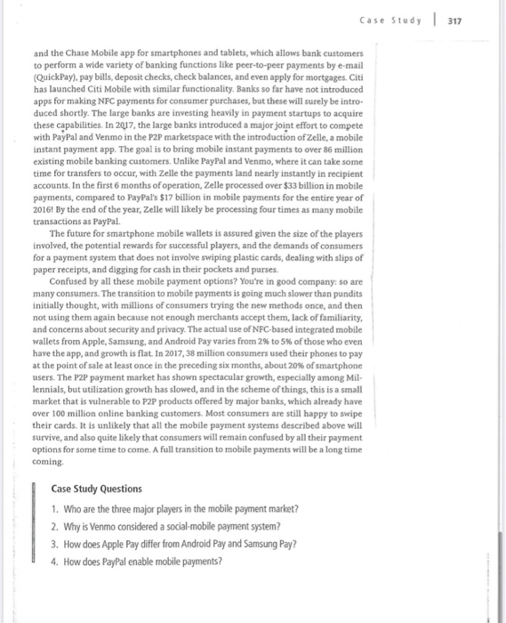 public acceptance, and above all, huge potential revenues. The mobile payment market