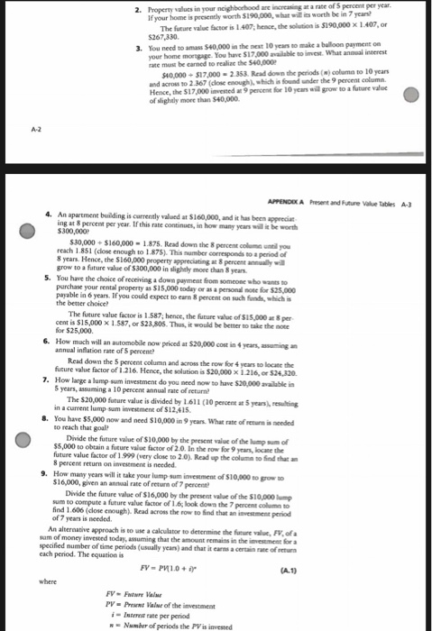 to reproduce the suggested answers for some of these problems using several