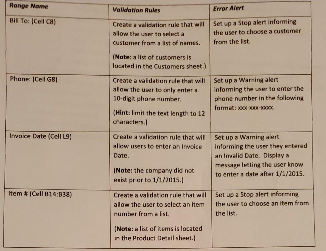 3. Create defined names by selection for each column by selecting B12:L14.