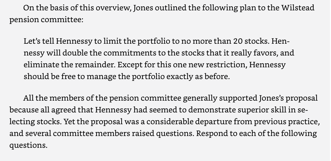 \& Associates manages a $30 million equity portfolio for the multimanager Wilstead