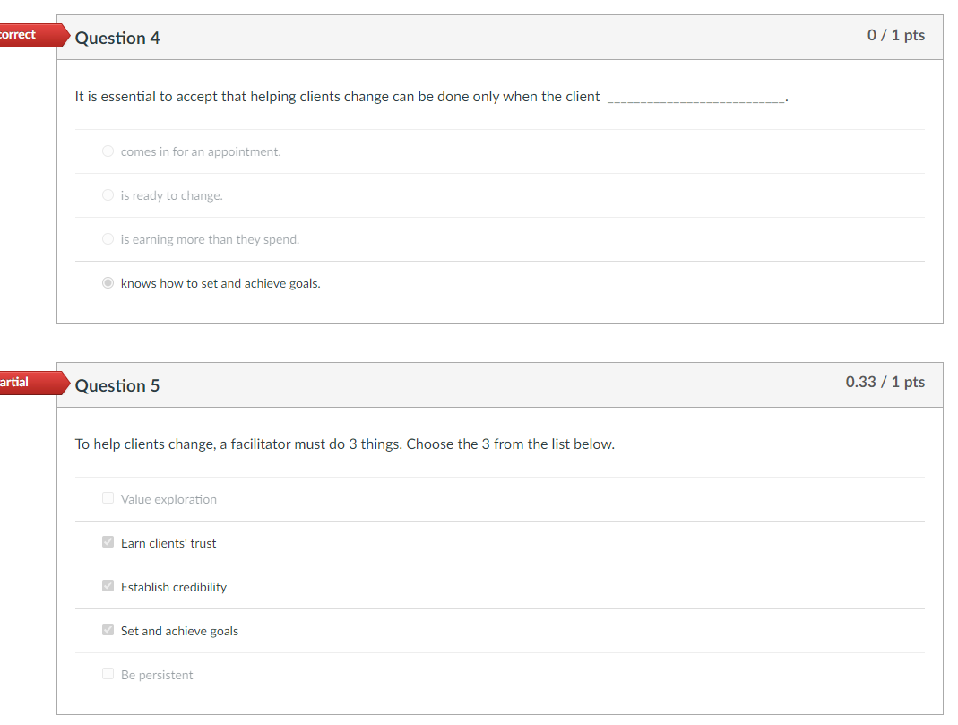 the meeting? The client The office manager The counselor The client and