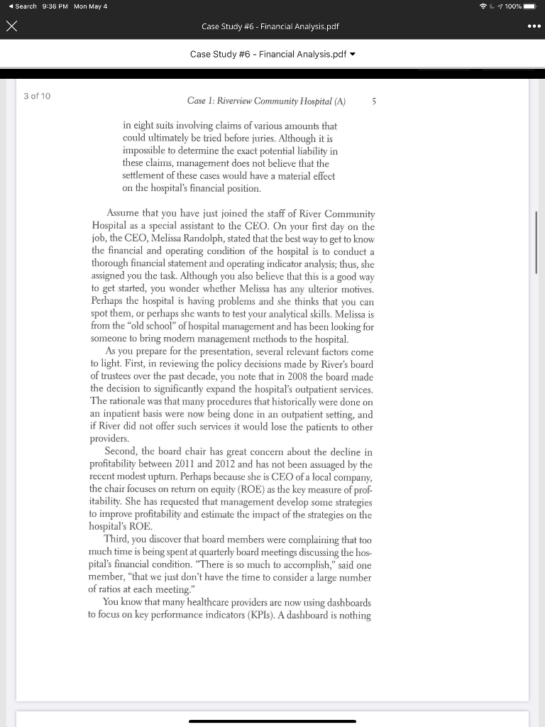 justify it with information from the financial statements and ratios.) The board