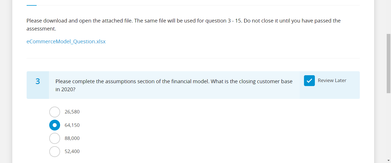  Please download and open the attached file. The same file will