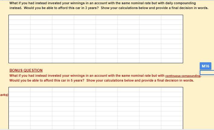 below. Use blank spaces to perform any necessary calculations. CELL REFERENCE AND