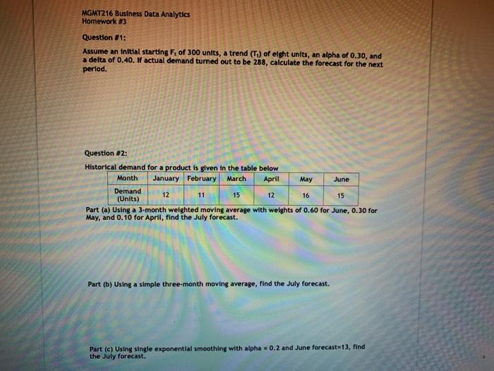 this homework is due before midnight, please help, thank you! MGMT216 Business