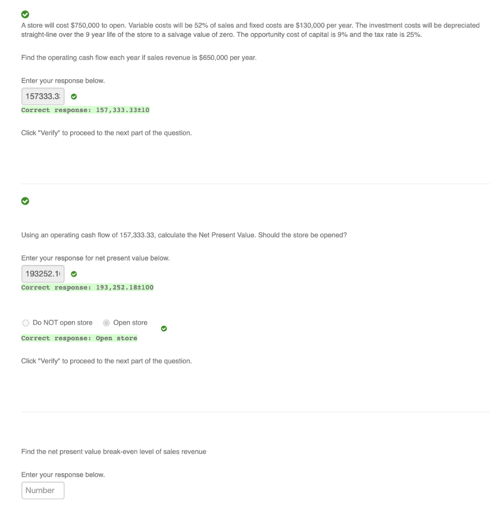 Please answer and explain how to complete the question "Find the net