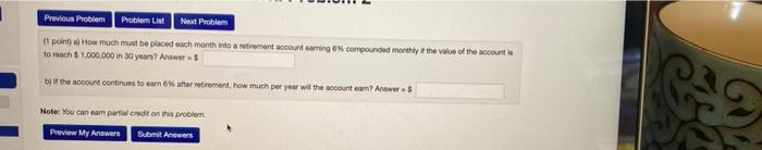  Previous Problem Problem at Nest Problem tt pointi al How much