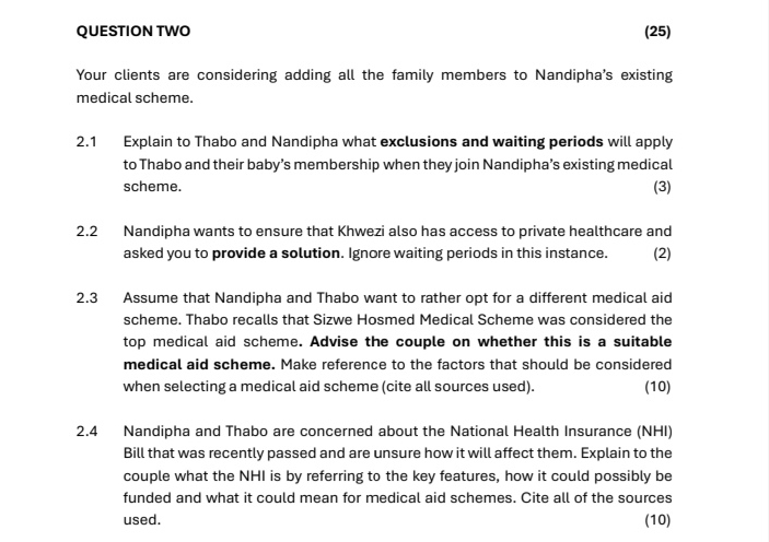  CASE STUDY THABO AND NANDIPHA Thabo (31) and Nandipha (28) Mhlana