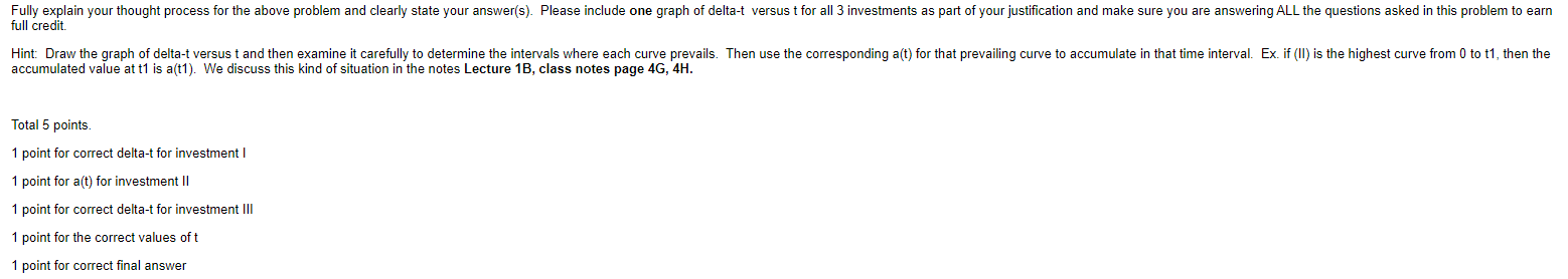  Fully explain your thought process for the above problem and clearly