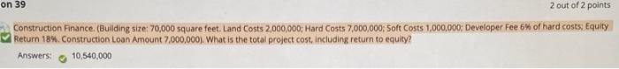 answer is 10,540,000. How do I get this answer? on 39 2