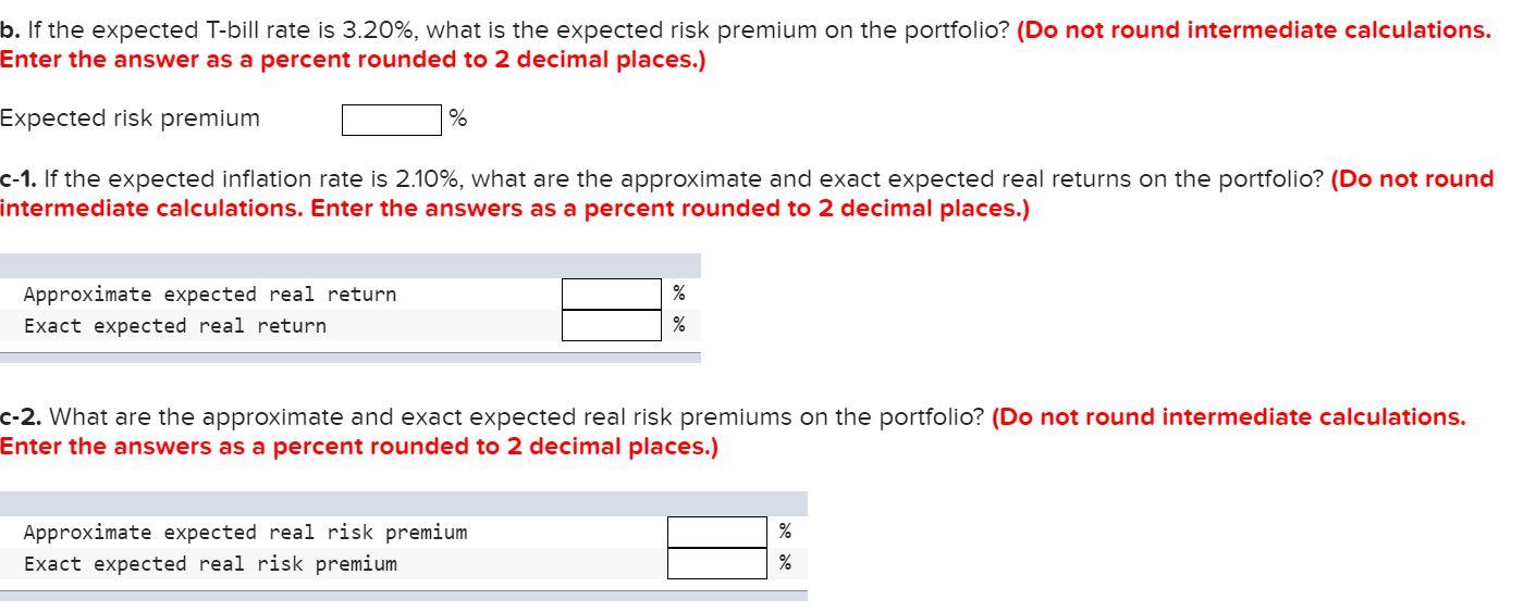 HELP Check my work Consider the following information about three stocks: State