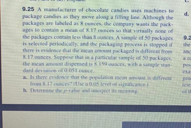 determine whether the mean amount of water contained in 1-gallon bottles purchased