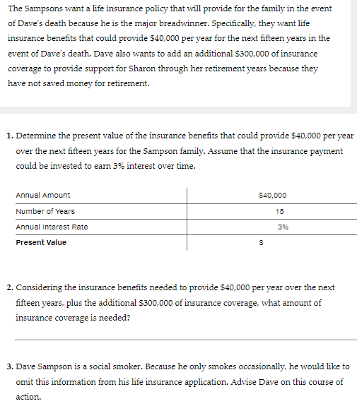 all current solutions on website are wrong. The Sampsons want a life