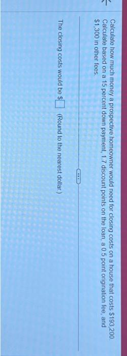 could qualify if the rate is 6.19 percent. Assume they have other