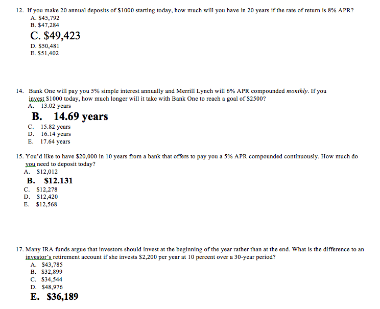 please shoe steps for how to do each question. 12. If