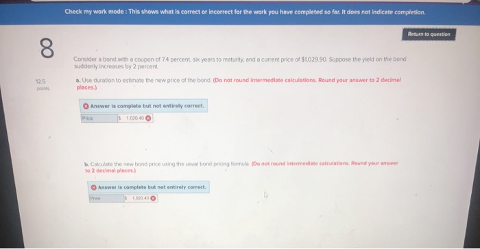  Check my work mode: This shows what is correct or incorrect