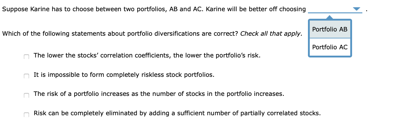 Karine is an investor who believes that past variability of stocks is