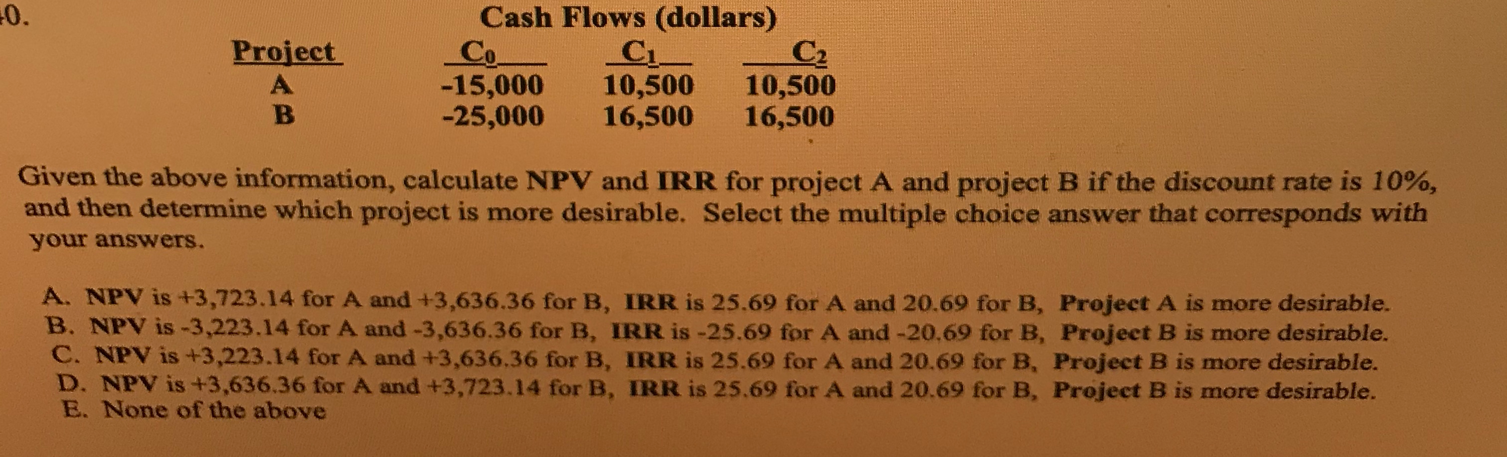  Where applicable, and if not specifically addressed in the question, assume