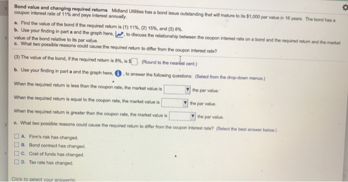 issue outstanding that will mature to its $1,000 par value in 16
