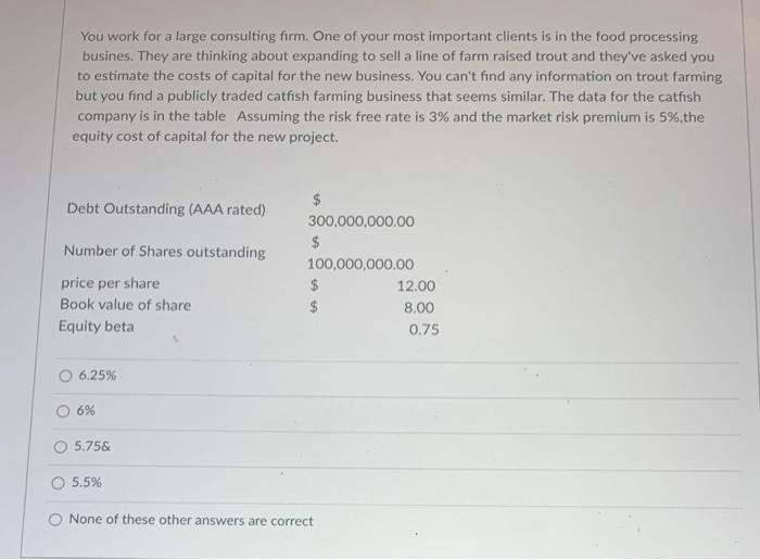  show work. thumbs up You work for a large consulting firm.