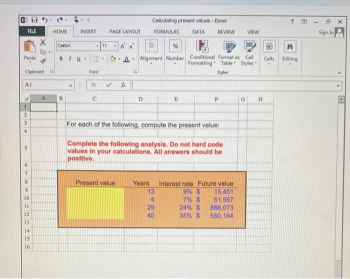  13B ? Calculating procent values - Excel FORMULAS DATA REVIEW FILE