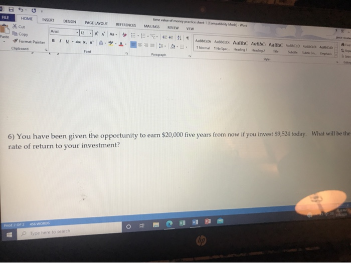  FILE HOME INSERT DESGN PAGE LAYOUT X Cut Arial - 12