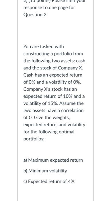 Open ended question. ( as much detail as possible ) response to