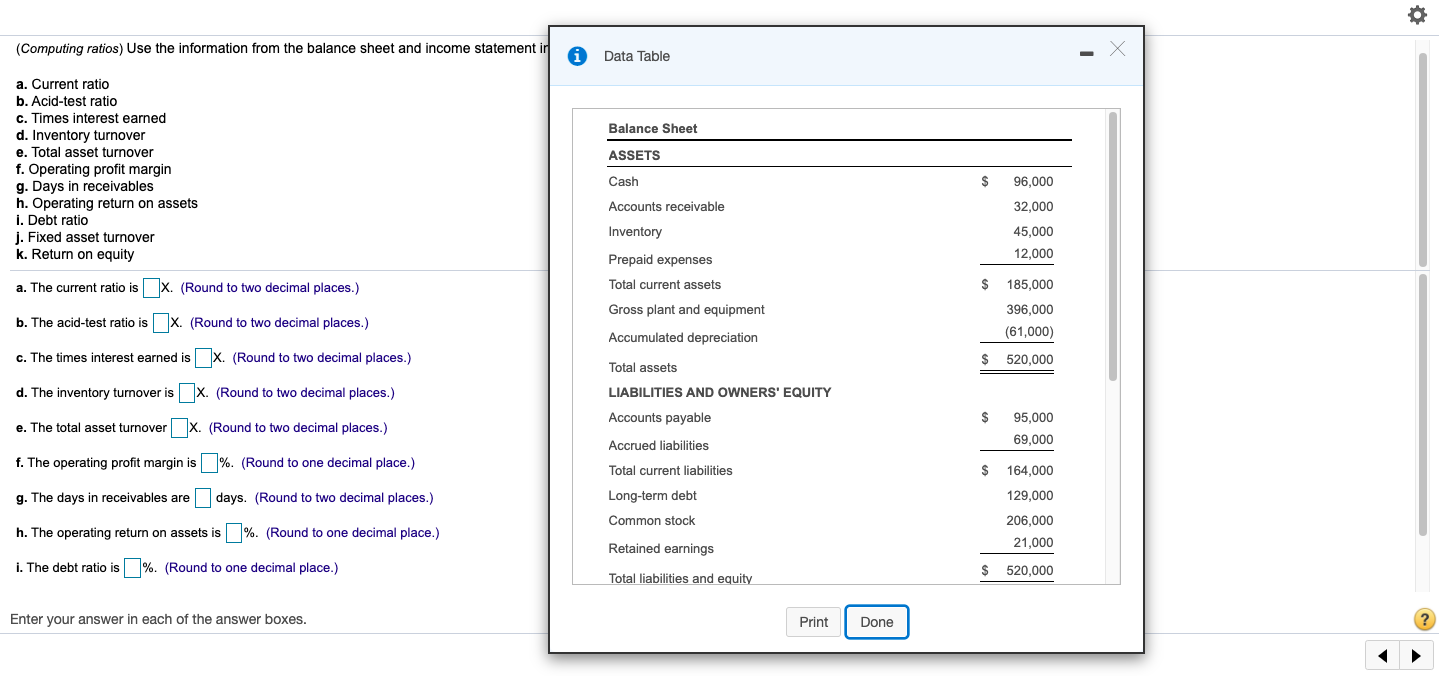 and income statement in the pa Total current liabilities $ 164,000 Long-term