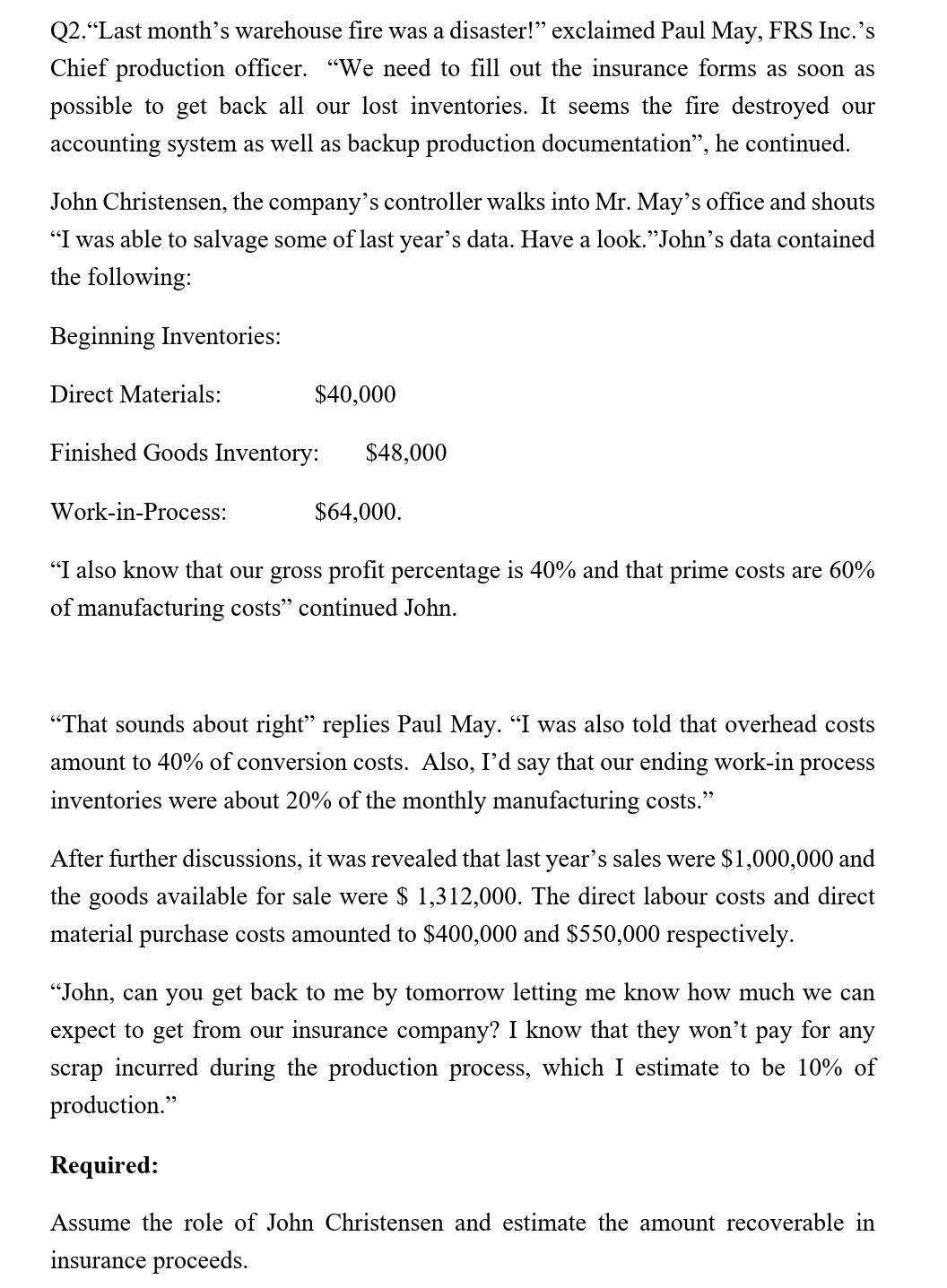  Provide me a hand written solution for this question please Q2."Last