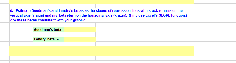 five-year period. (Hint: Remember, returns are calculated by subtracting the beginning price