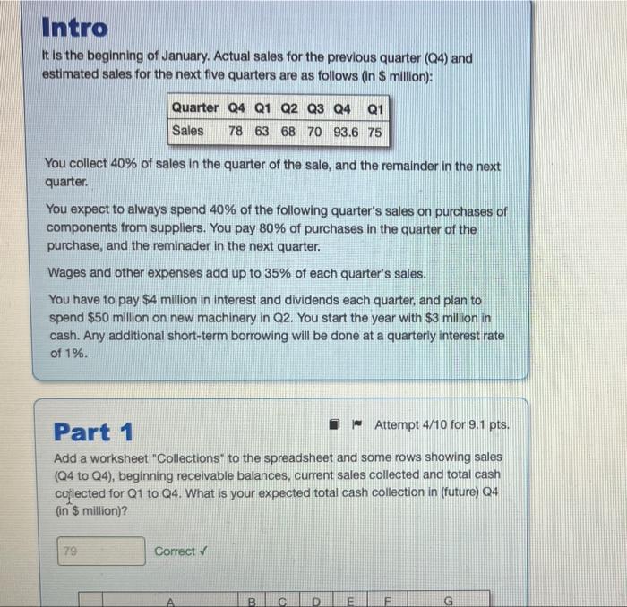  this is all the available info given by the exercice Intro