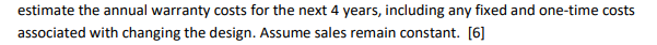 times per year for each pump sold during the warranty period of
