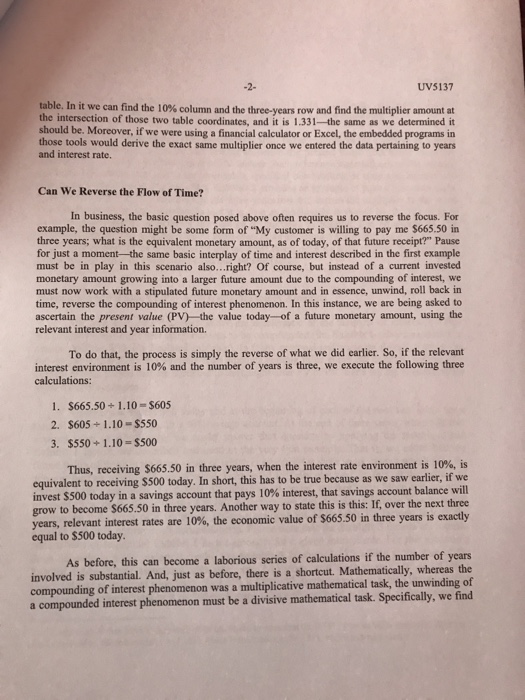 (FV) AND A PRESENT VALUE (PV) APPROACH Base Case Starting Point Most