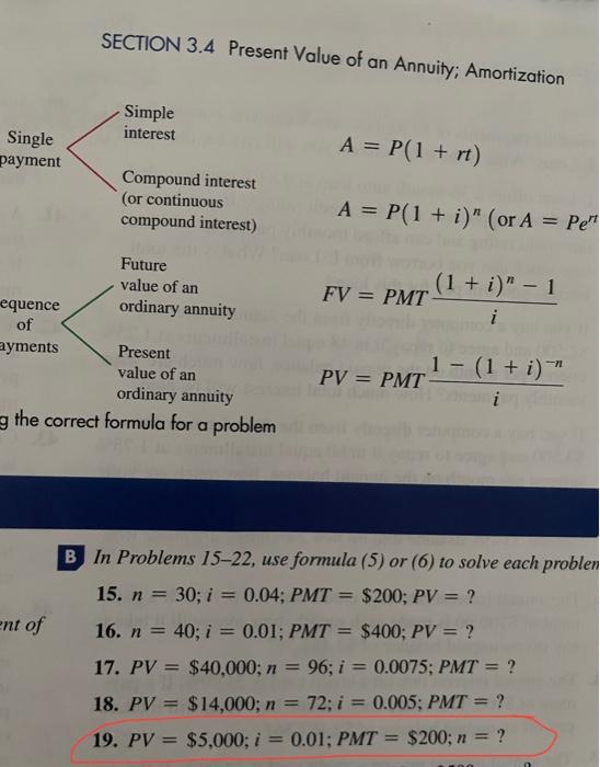 just 19 & 37. please no excel format to solve it. SECTION