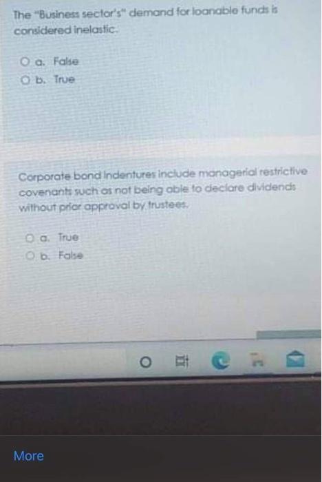 may never be exercised, O a. True O b. False The Federal