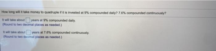  6 please double check the answer How long wil it take