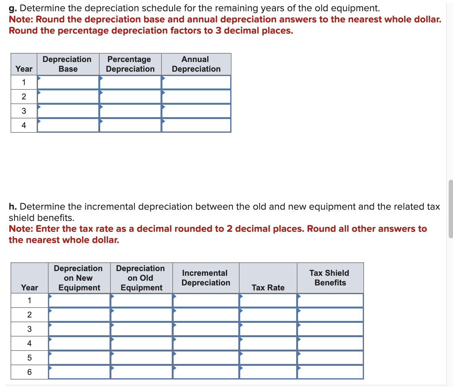 equipment will cost $154,000. It also falls into the five-year category for