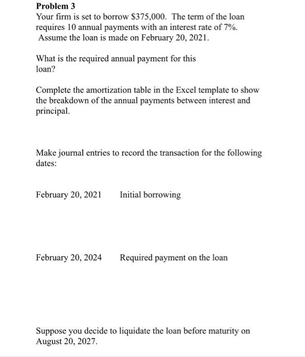 Amount divided by Table Factor Problem 1 Your business is planning to