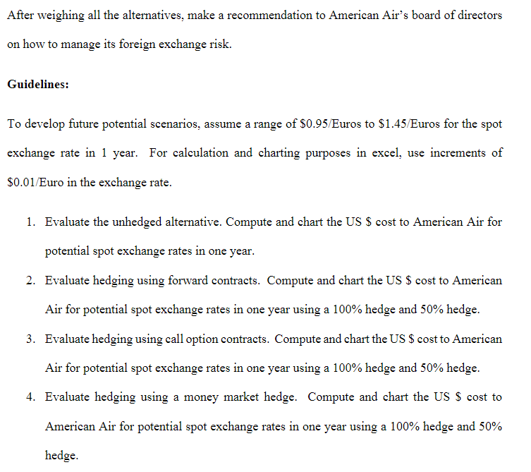 the foreign risk. We are to assume that we are in December